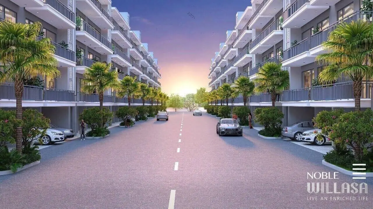 Noble Willasa Sector 99 Mohali | Luxury 3BHK Independent Floors | Residential Property in Mohali | RERA Approved – landscape