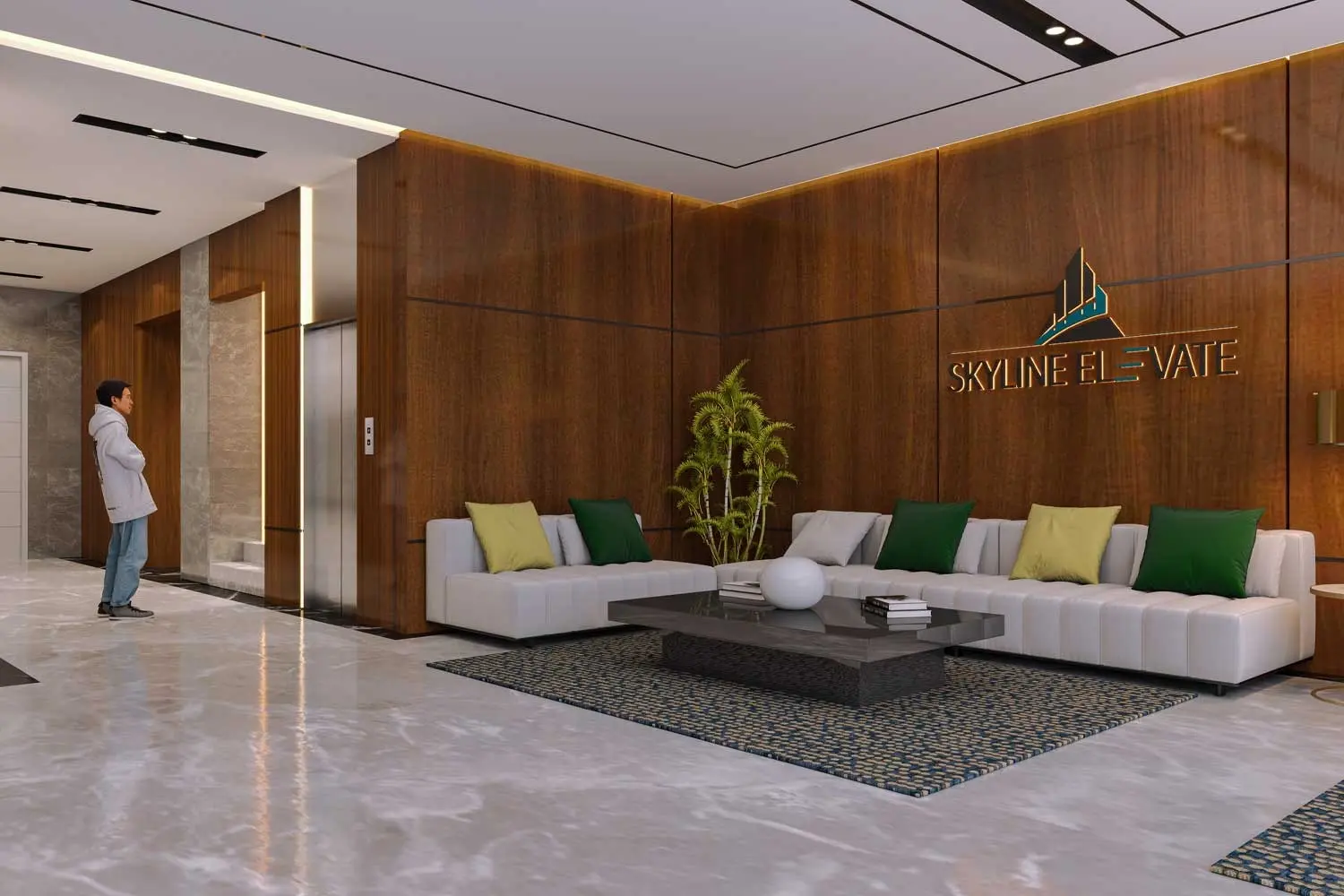 Skyline Elevate Zirakpur Mohali | Best Luxury 3/4 BHK High-Rise Apartments | Upcoming Residential Projects in Mohali – common area