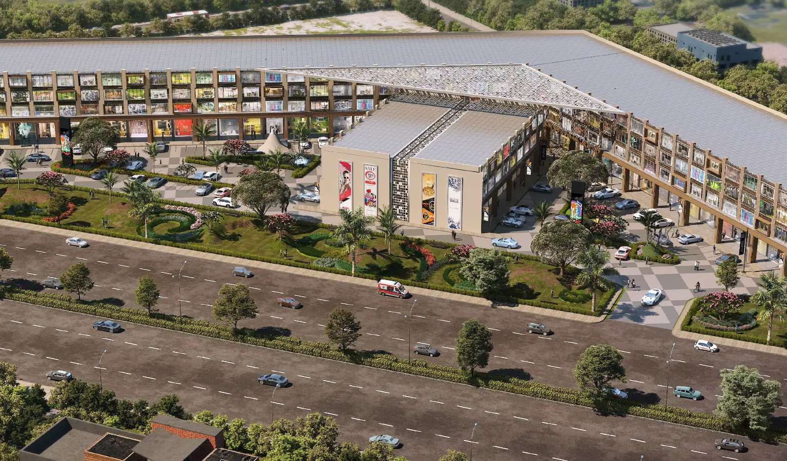 TDI South Extension I & II - Residential Plots in Mohali, Commercial Projects in Mohali, High Rise Society in Mohali – amenities area