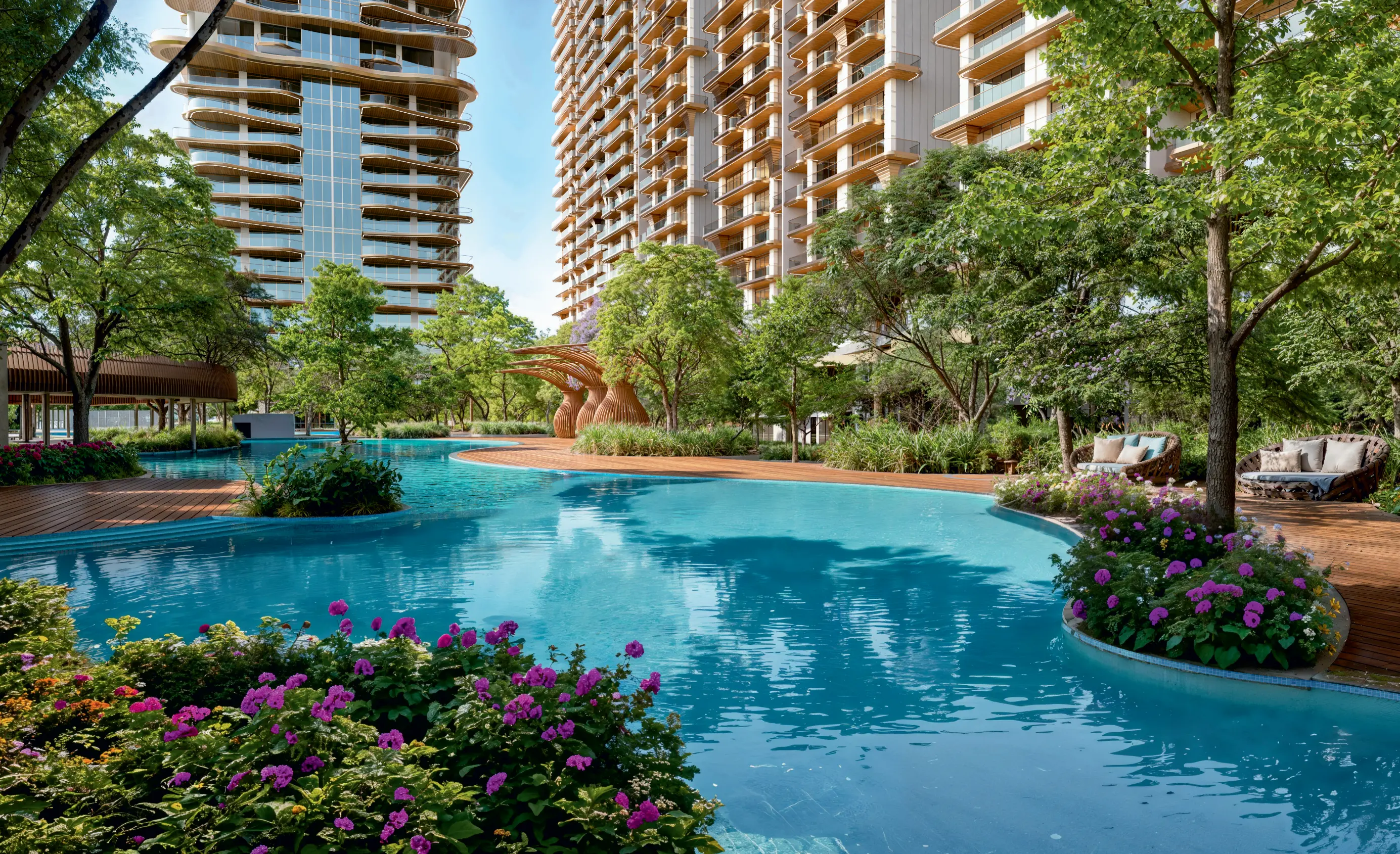 STJ The Pinnacle Sector 83 Mohali: Luxury 3/4 BHK High-Rise Apartments | Best Residential Projects in Mohali – elevation