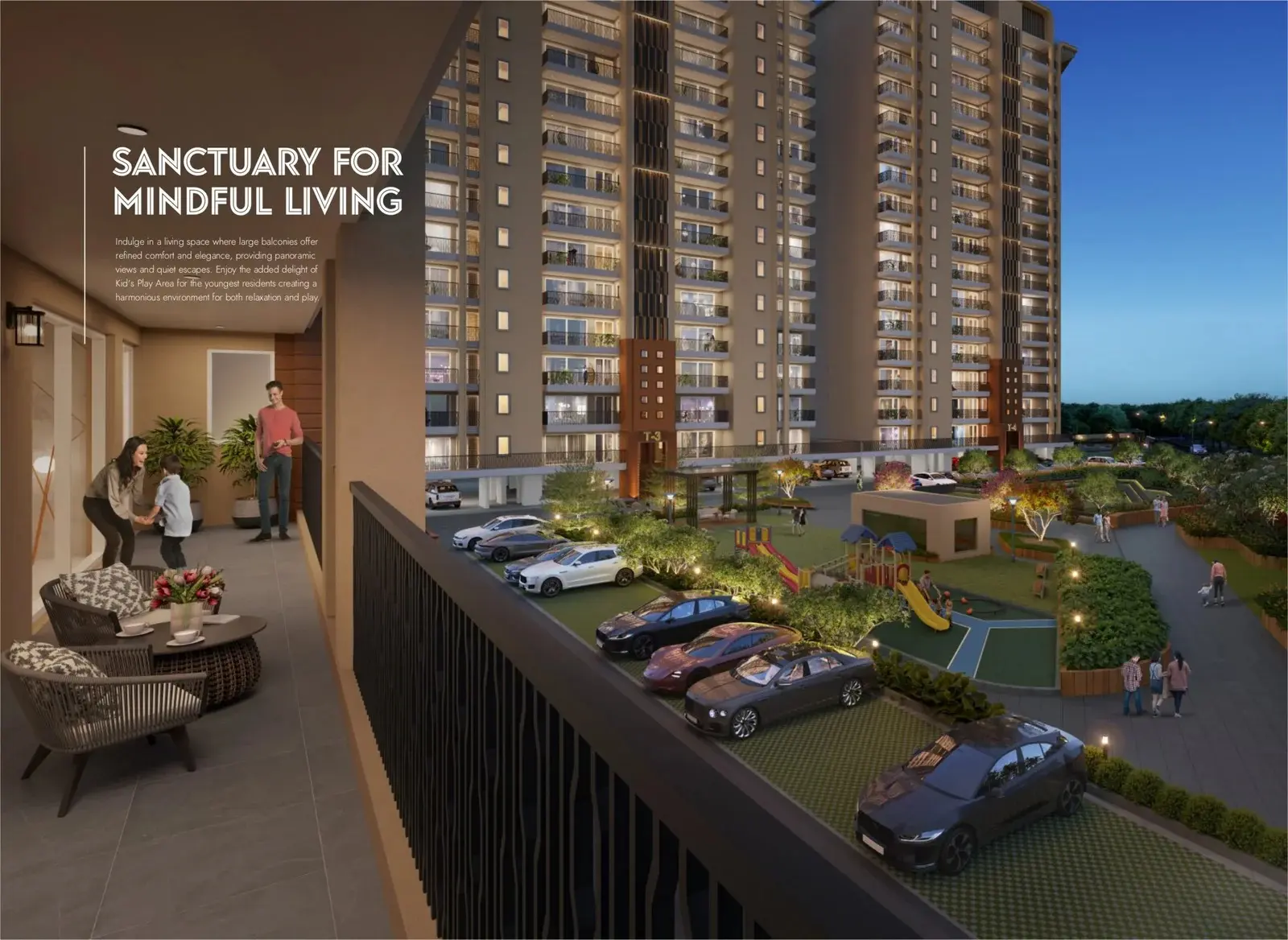 Jubilee Vallum Sector 90 Mohali | Luxury 3 & 4 BHK Apartments – landscape