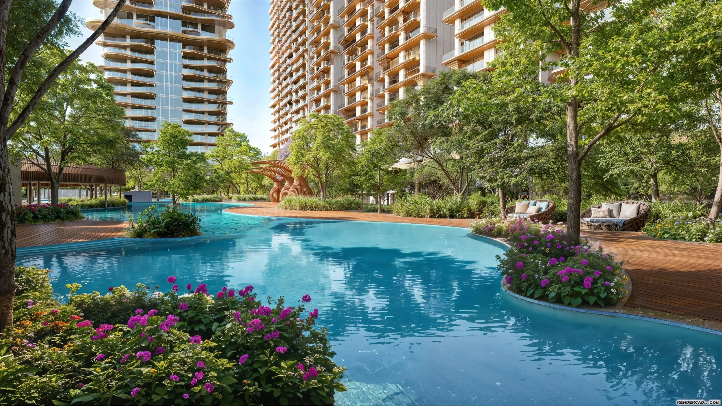 The Pinnacle Mohali: Best Luxury High Rise Apartments in Sector 83 | Top Residential Projects in Mohali – swimming pool