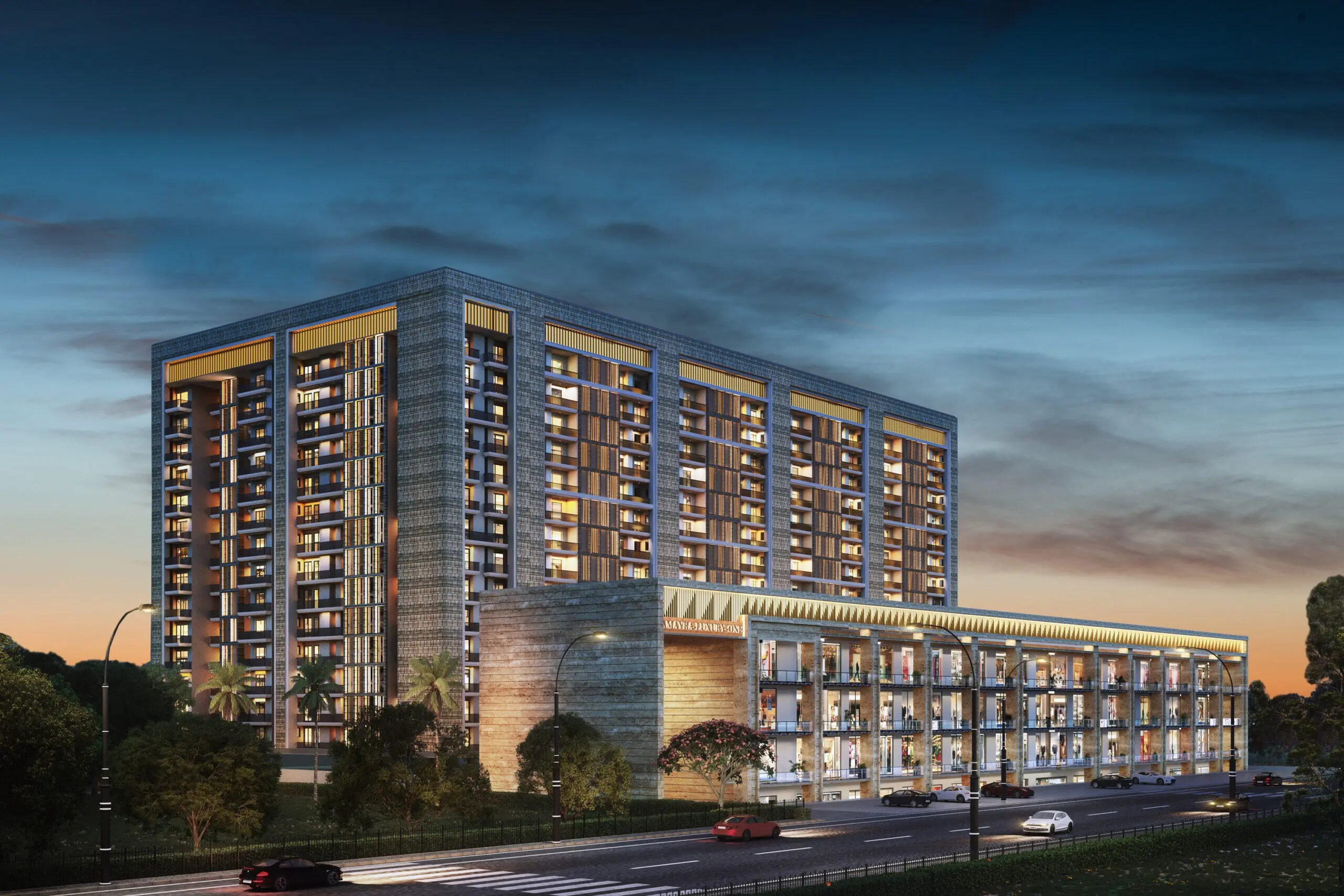 Amayra Luxury-One Kharar, Luxury Apartments, Premium Residential Project, High-End 2BHK 3BHK Flats – elevation