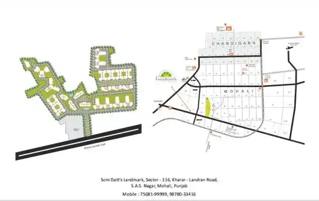 Som Datt Landmark - Luxury Residential Apartments 2-3-4 BHK in Kharar – lobby