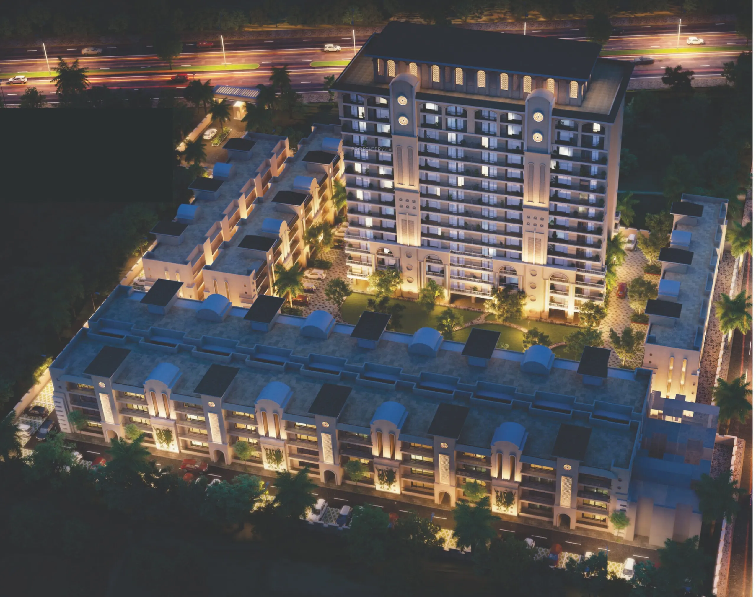 Amayra Centrum Plaza - Commercial & Residential real estate project in Kharar – elevation