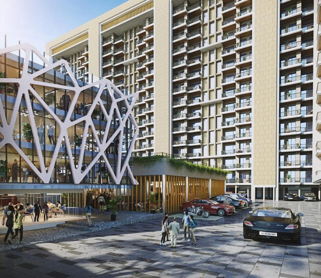 Amayra Luxury-One Kharar, Luxury Apartments, Premium Residential Project, High-End 2BHK 3BHK Flats – amenities area