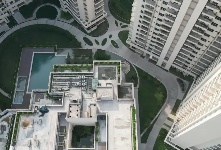 Ambience Creacions Sector 22, Gurgaon – terrace