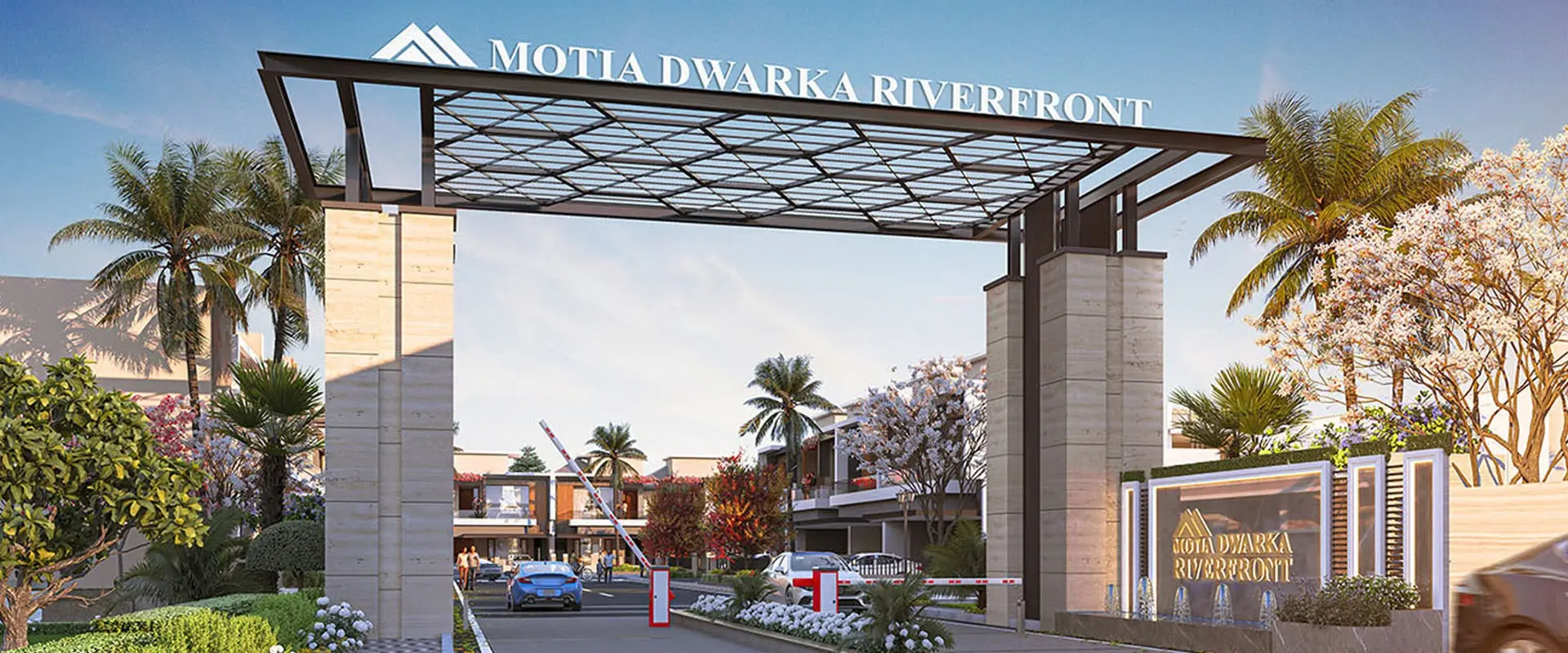 Motia Dwarka Riverfront, Premium residential plots in Kurali – elevation
