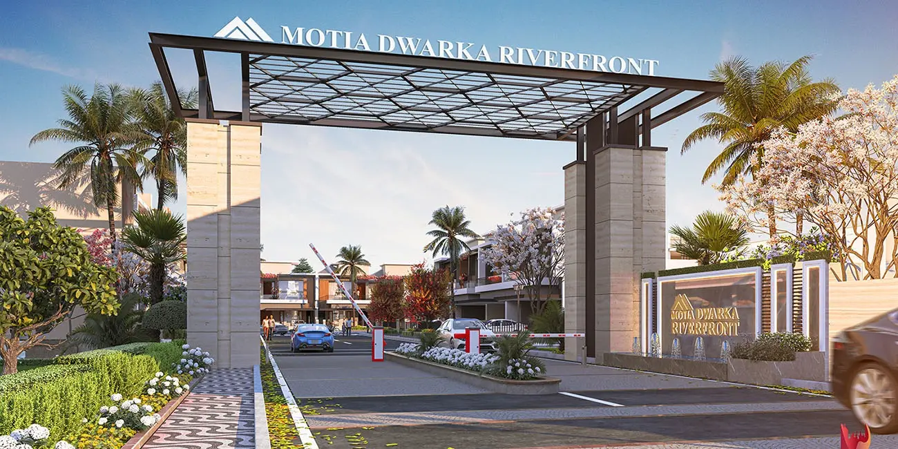 Motia Dwarka Riverfront, Premium residential plots in Kurali – landscape