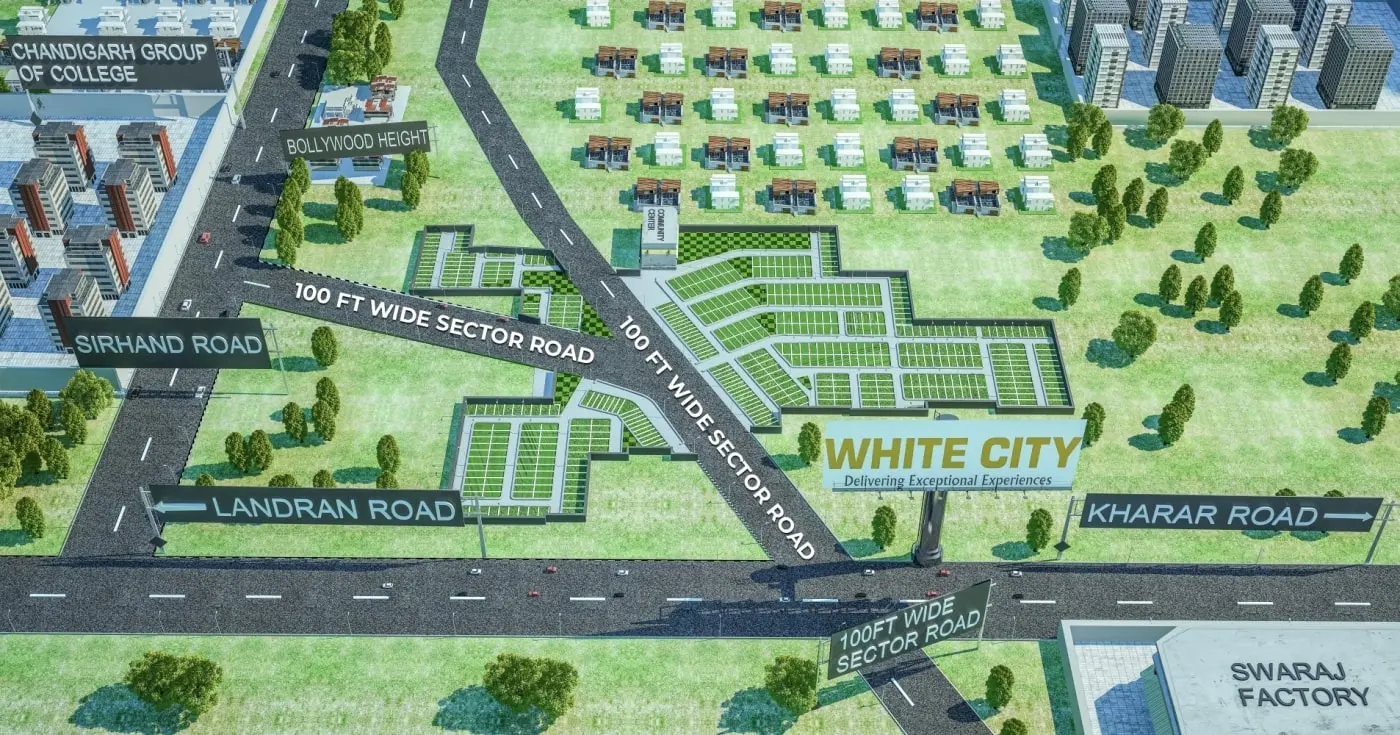 White City 92 - Residential Plots Commercial SCO in Kharar – common area