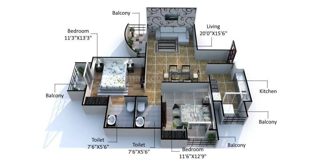 Ansal Orchard County - Luxury Residential Apartments 2-3 BHK in Kharar – landscape