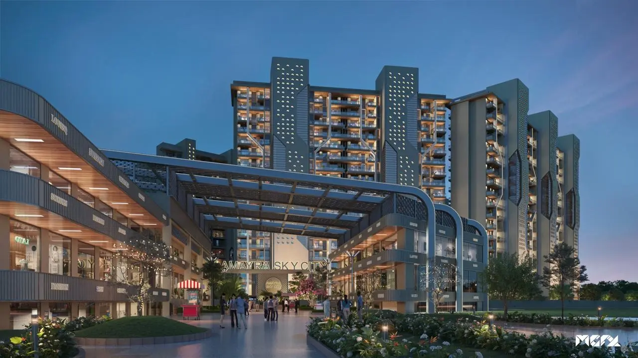 Amayra City Mohali – Amayra Sky City 2 & 3 BHK Apartments in Kharar – swimming pool