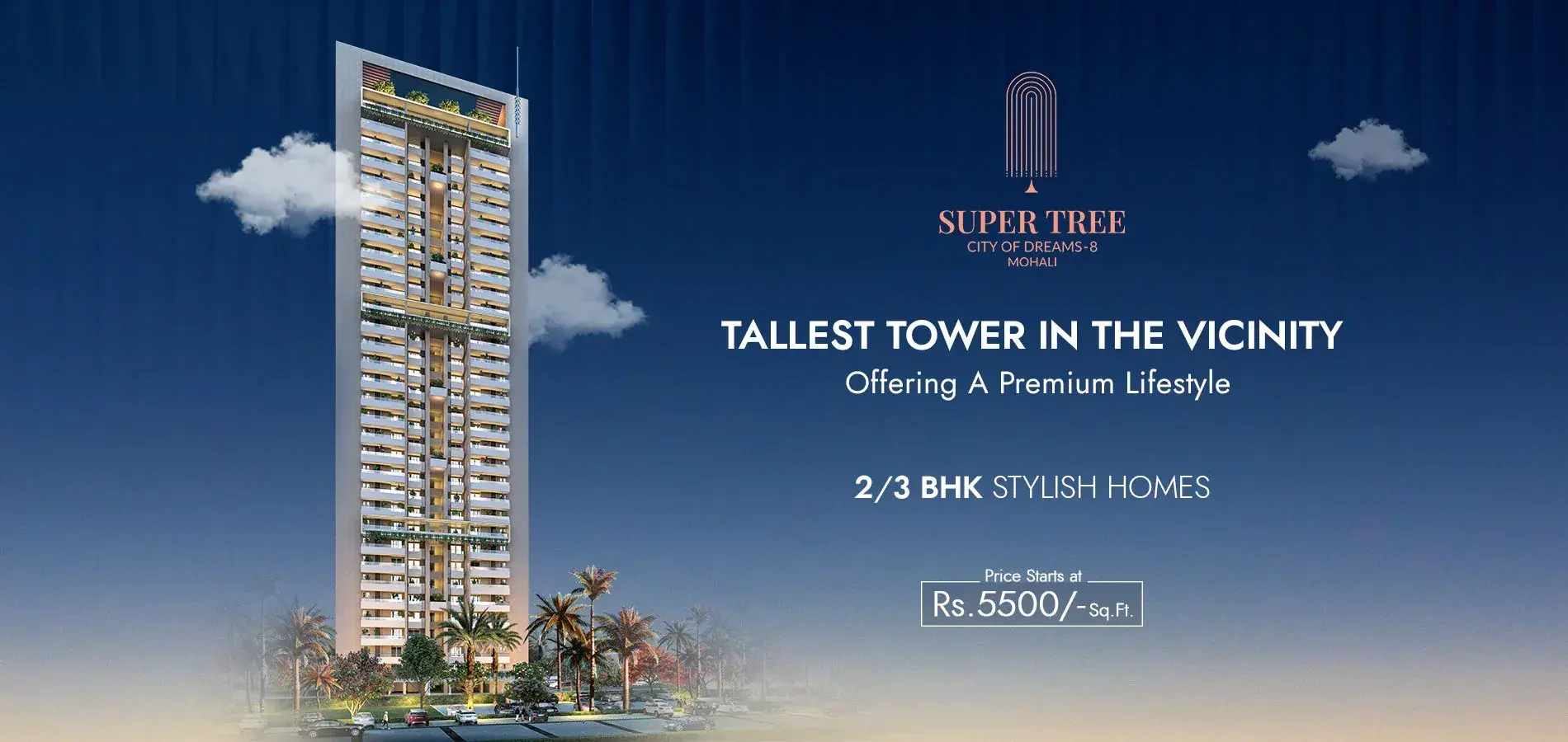 SBP City of Dreams – 2 & 3 BHK Apartments in Sector 116 Mohali