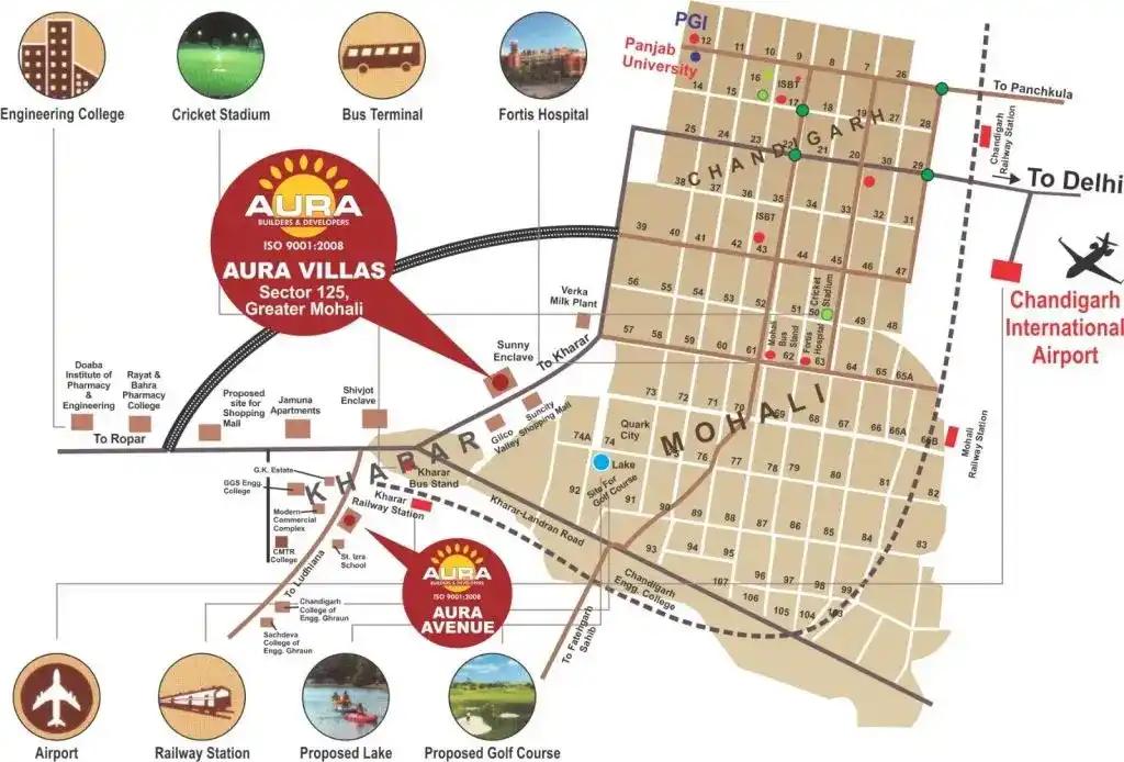 Aura Avenue - Affordable Gated Residential in Kharar – common area