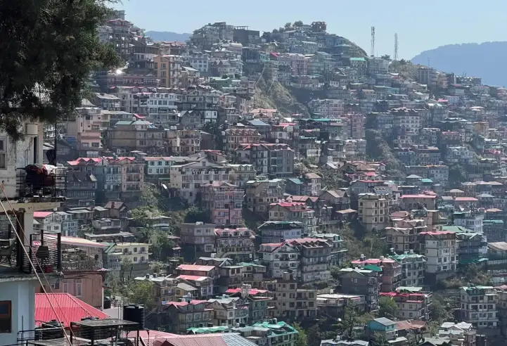 Panorama view/Aditya Cottage, Sanjauli, Shimla