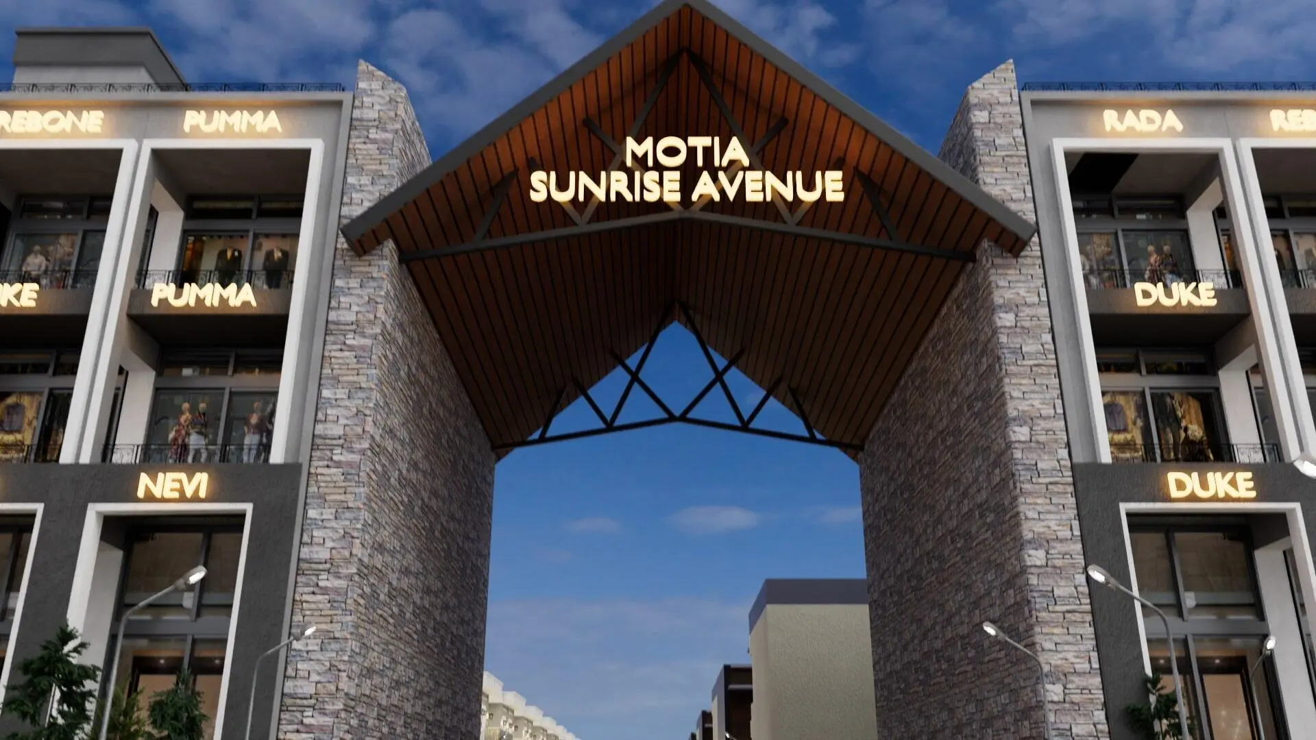 Motia Sunrise Avenue in Kurali – clubhouse