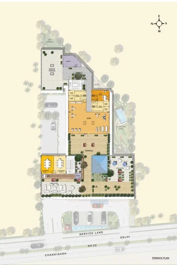 Sushma Homework Zirakpur | Best Commercial Property in Zirakpur | Serviced Studios & Offices for Sale – amenities area