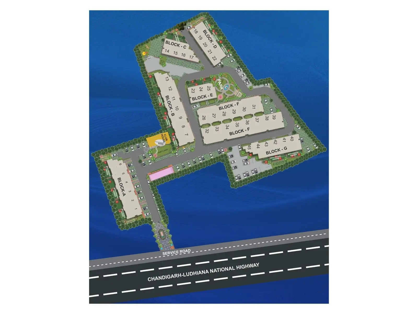 Arcadia Park East - Premium Independent Floors in Kharar – landscape