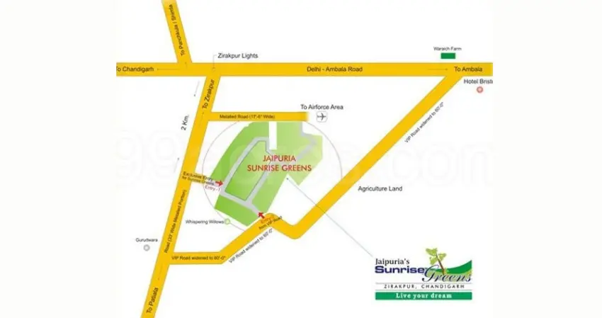 Jaipuria Sunrise Greens Zirakpur – Premium Apartments by HOMZIIO – gallery image 13
