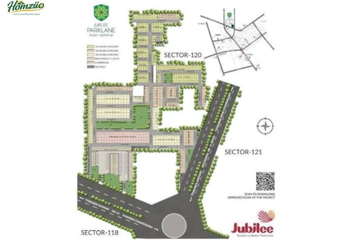Jubilee Parklane Sector 120 Mohali: Best Residential Plots, Independent Floors & Commercial Projects in Mohali – landscape
