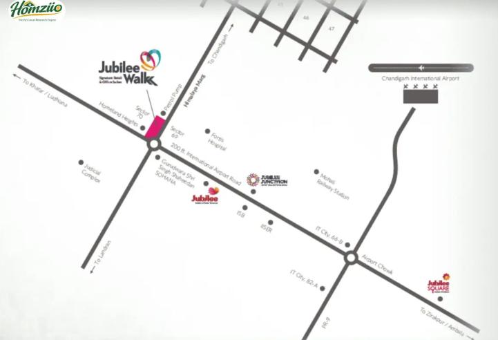 Jubilee Walk Sector 70 Mohali: Best Commercial Project in Mohali | Retail, Offices, SCOs for Sale – landscape