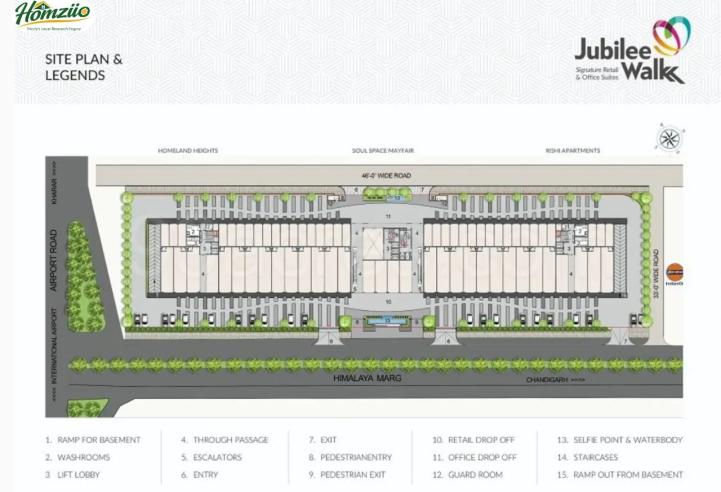 Jubilee Walk Sector 70 Mohali: Best Commercial Project in Mohali | Retail, Offices, SCOs for Sale – clubhouse