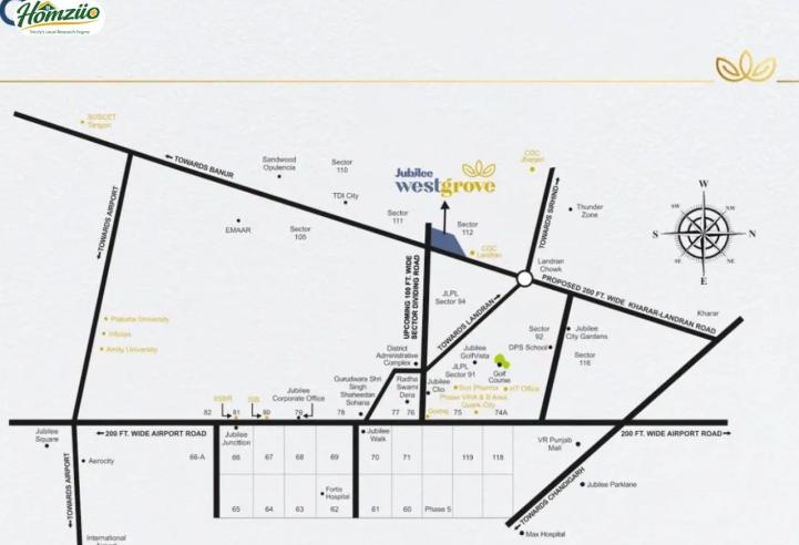Jubilee Westgrove Sector 112 Mohali: Upcoming Commercial Projects in Mohali, Mohali Commercial Property for Sale – clubhouse