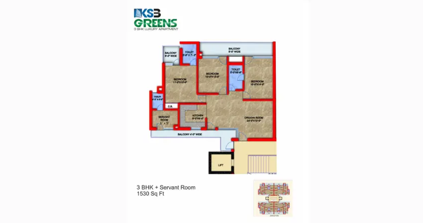 KSB Greens Gazipur Zirakpur: Best Residential Projects in Zirakpur | 3 BHK High-Rise Apartments in Zirakpur – swimming pool