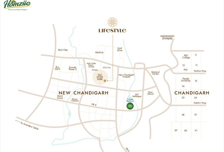 Lifestyle – Luxury 3 BHK Independent Floors in DLF Hyde Park, New Chandigarh – terrace