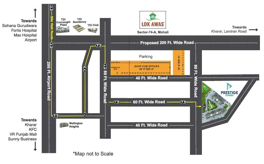 Vera Prestige Tower - Mohali Luxury Residential Apartments 3 BHK in Kharar – landscape