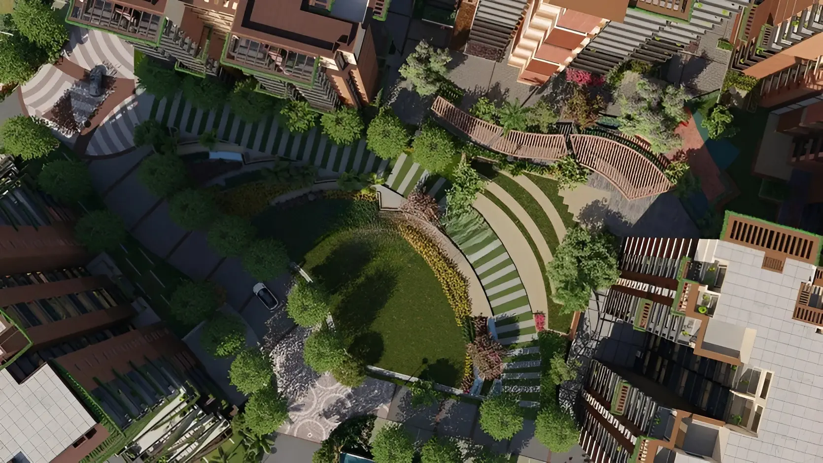 Manglam Melody Of Life Zirakpur: Luxury High-Rise Apartments in Zirakpur | Best Residential Projects in Zirakpur – landscape
