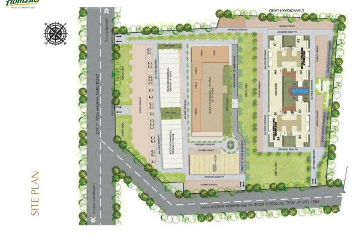Marbella Royce Mohali | 4/5 BHK Luxury Flats – lobby