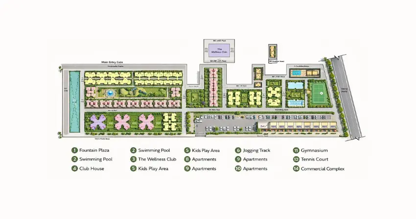 Maya Garden City: Best Residential Projects in Zirakpur | Luxury Apartments & Flats for Sale in Zirakpur Chandigarh – amenities area