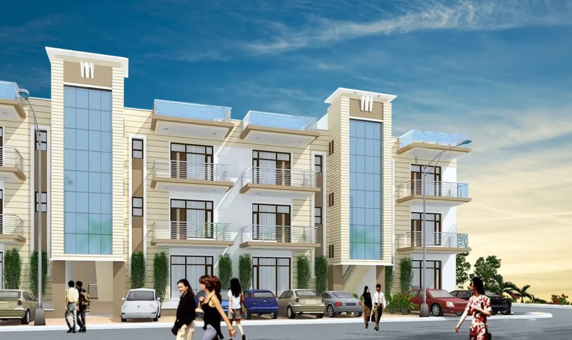 Mona Aeroview Utrathiya Zirakpur | Affordable 3BHK High-Rise Apartments in Zirakpur Residential Projects