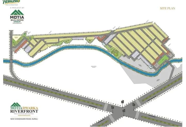 Motia Dwarka Riverfront, Premium residential plots in Kurali – common area
