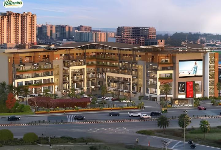 Motiaz Grand Emporio Zirakpur | Luxury Commercial Retail & SCO Spaces on Airport Road – elevation