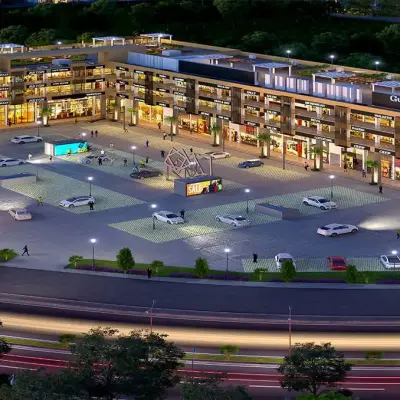 Motiaz Guildford Square Zirakpur | Premium Commercial Showrooms &amp; Offices on PR7 Airport Road