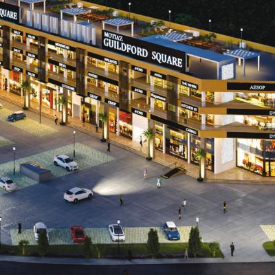 Motiaz Guildford Square Zirakpur | Premium Commercial Showrooms &amp; Offices on PR7 Airport Road