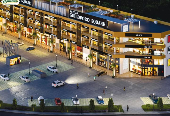 Motiaz Guildford Square Zirakpur | Premium Commercial Showrooms &amp; Offices on PR7 Airport Road