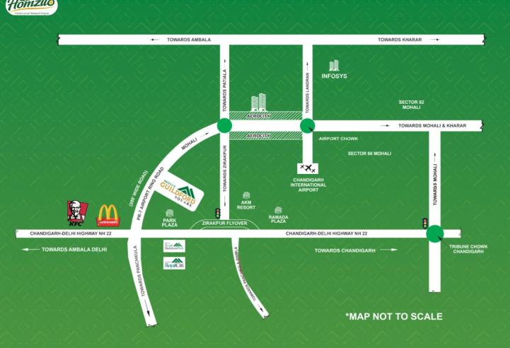 Motiaz Guildford Square Zirakpur | Premium Commercial Showrooms &amp; Offices on PR7 Airport Road – terrace