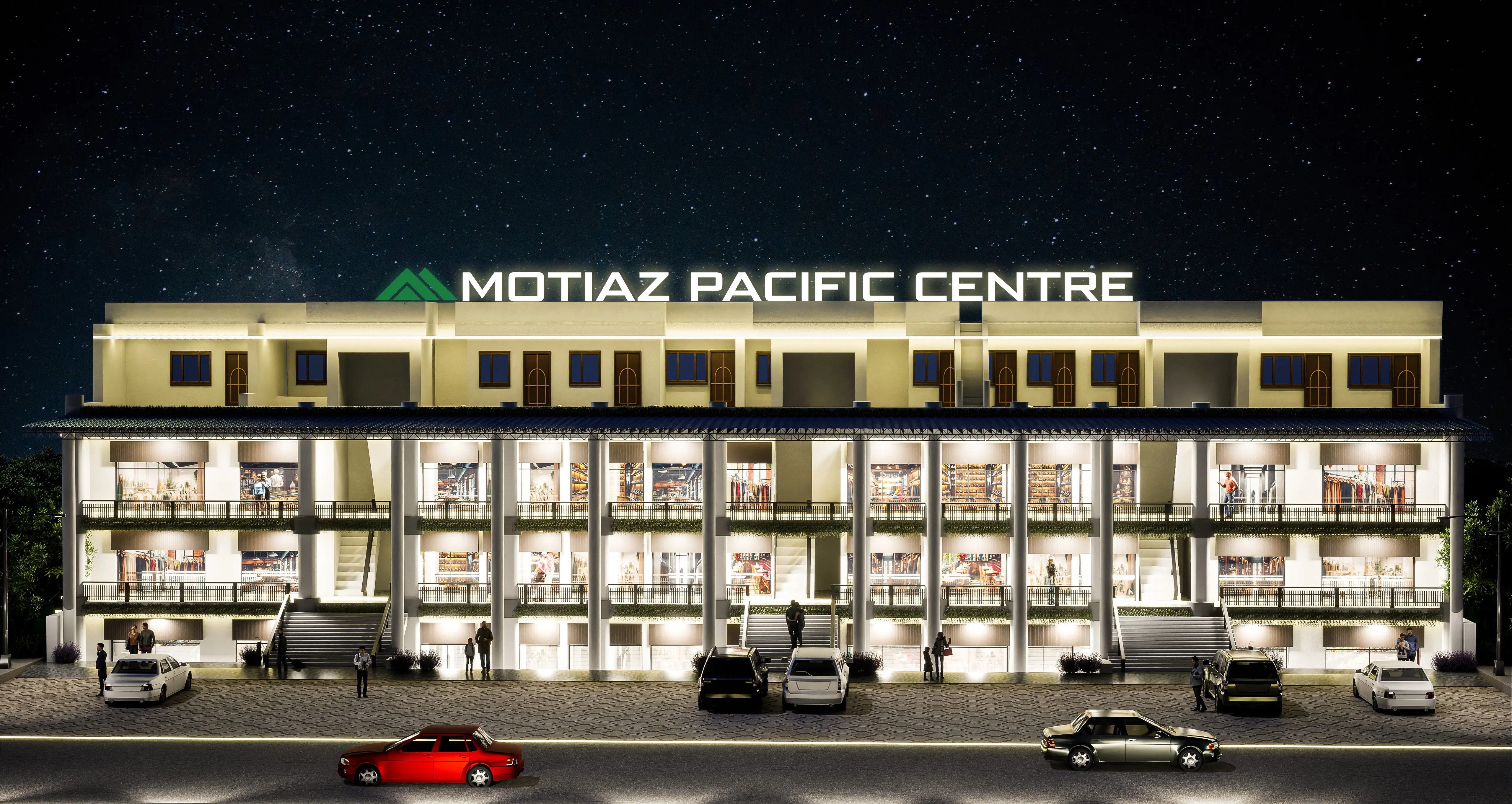 Motiaz Pacific Center Kishanpura Zirakpur | Commercial Property for Sale in Zirakpur | Real Estate Companies in Zirakpur – amenities area
