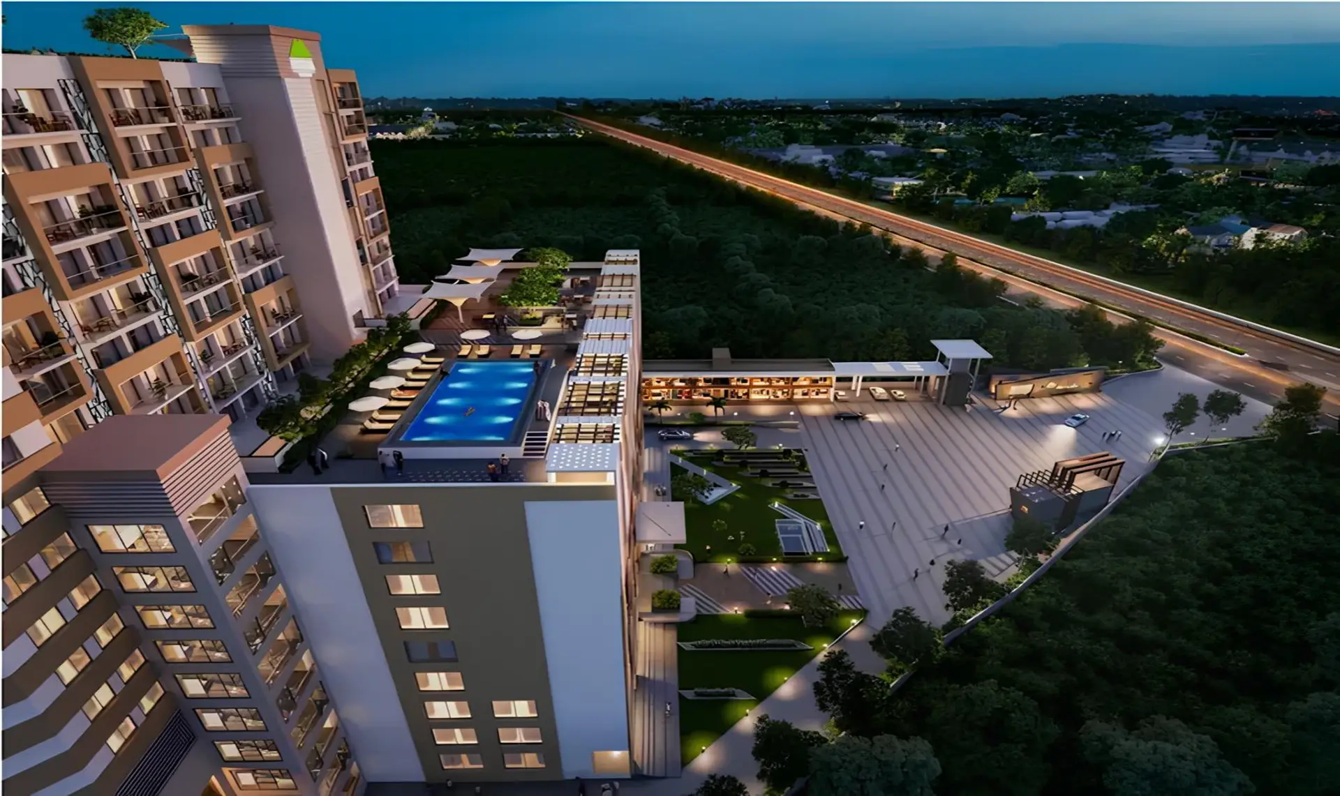 Motiaz Royal Business Park Zirakpur: Premium Commercial Plots, SCOs & Business Spaces on PR-7 Airport Road – elevation