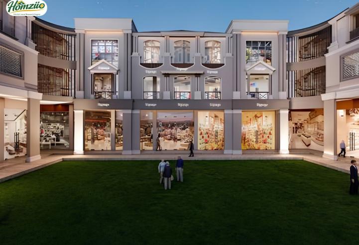 Motiaz Square High Street SCOs & Showrooms on NH-1, Derabassi in Dera Bassi – elevation