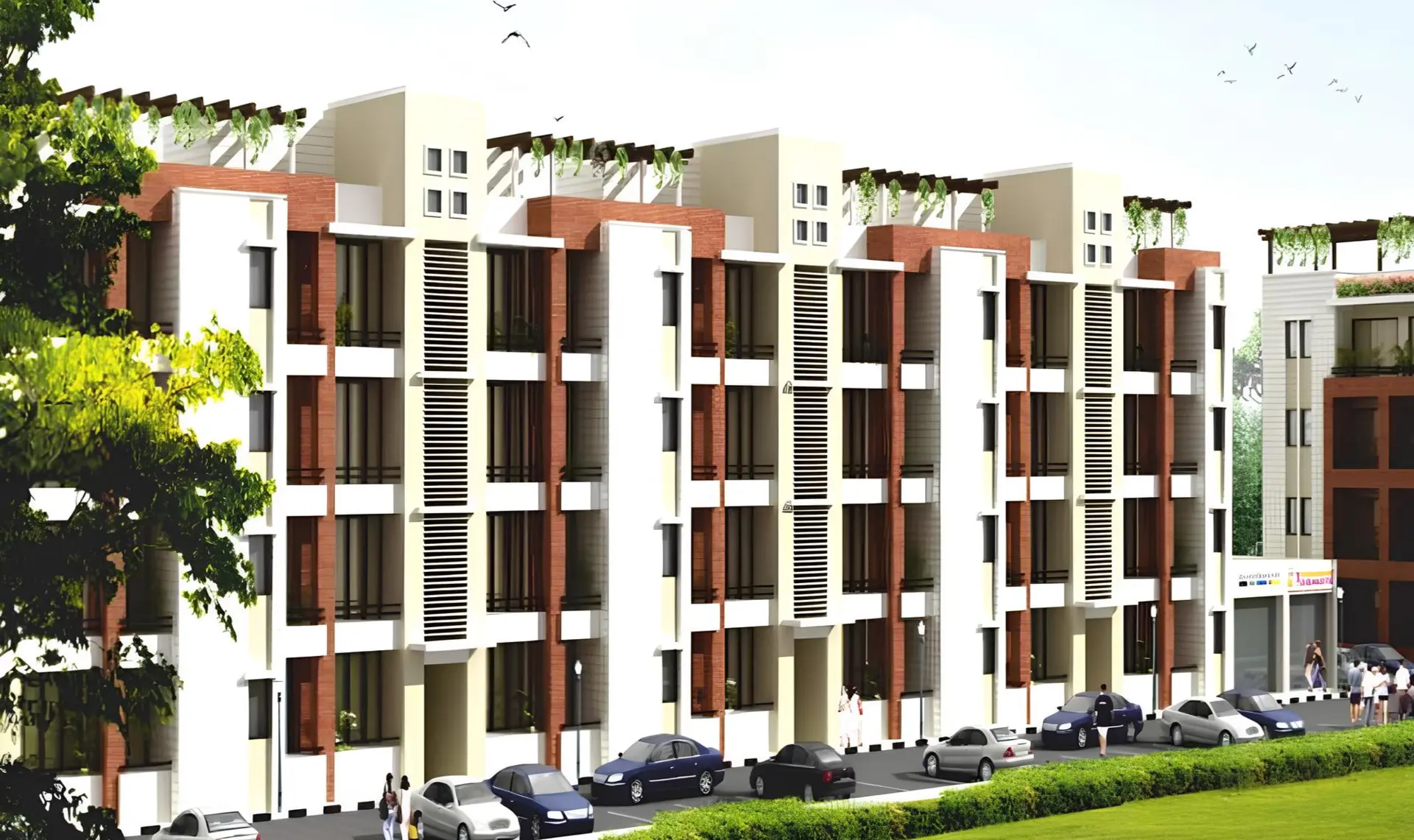 Nirwana Greens Saidpura Village Derabassi Residential Apartments | Best Real Estate Projects in New Chandigarh in Mohali – elevation