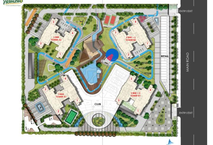 Noble Aurellia Mohali: 3BHK &amp; 4BHK Luxury Flats in Sector 88 | Top Residential Projects in Mohali, High Rise Apartments – lobby