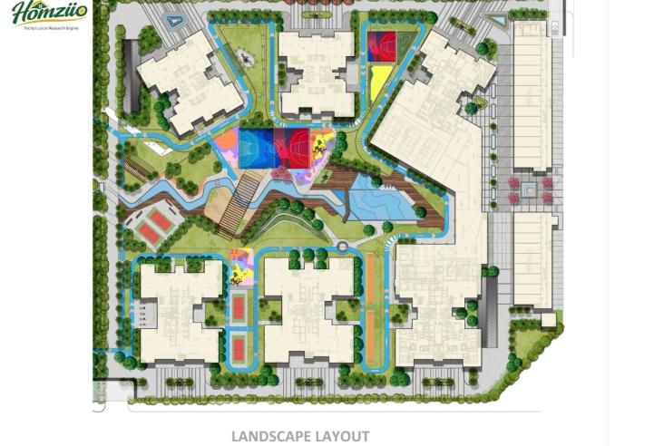 Noble Magnollia - Ultra Luxury High Rise Apartments in Sector 88 in Kharar – common area