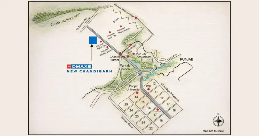 Omaxe Cassia New Chandigarh: Luxury 3/4 BHK Apartments in Mullanpur | Best Real Estate Projects in New Chandigarh – elevation