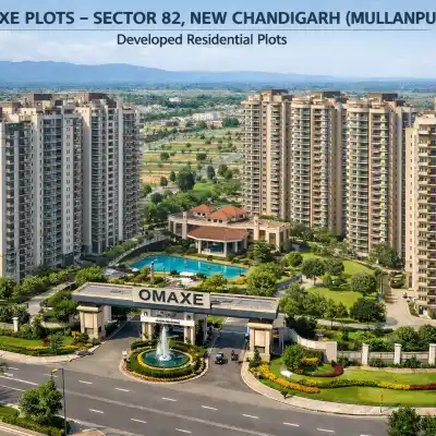 Omaxe Plots Sector 82 New Chandigarh Mullanpur | Developed Residential Plots for Sale in New Chandigarh