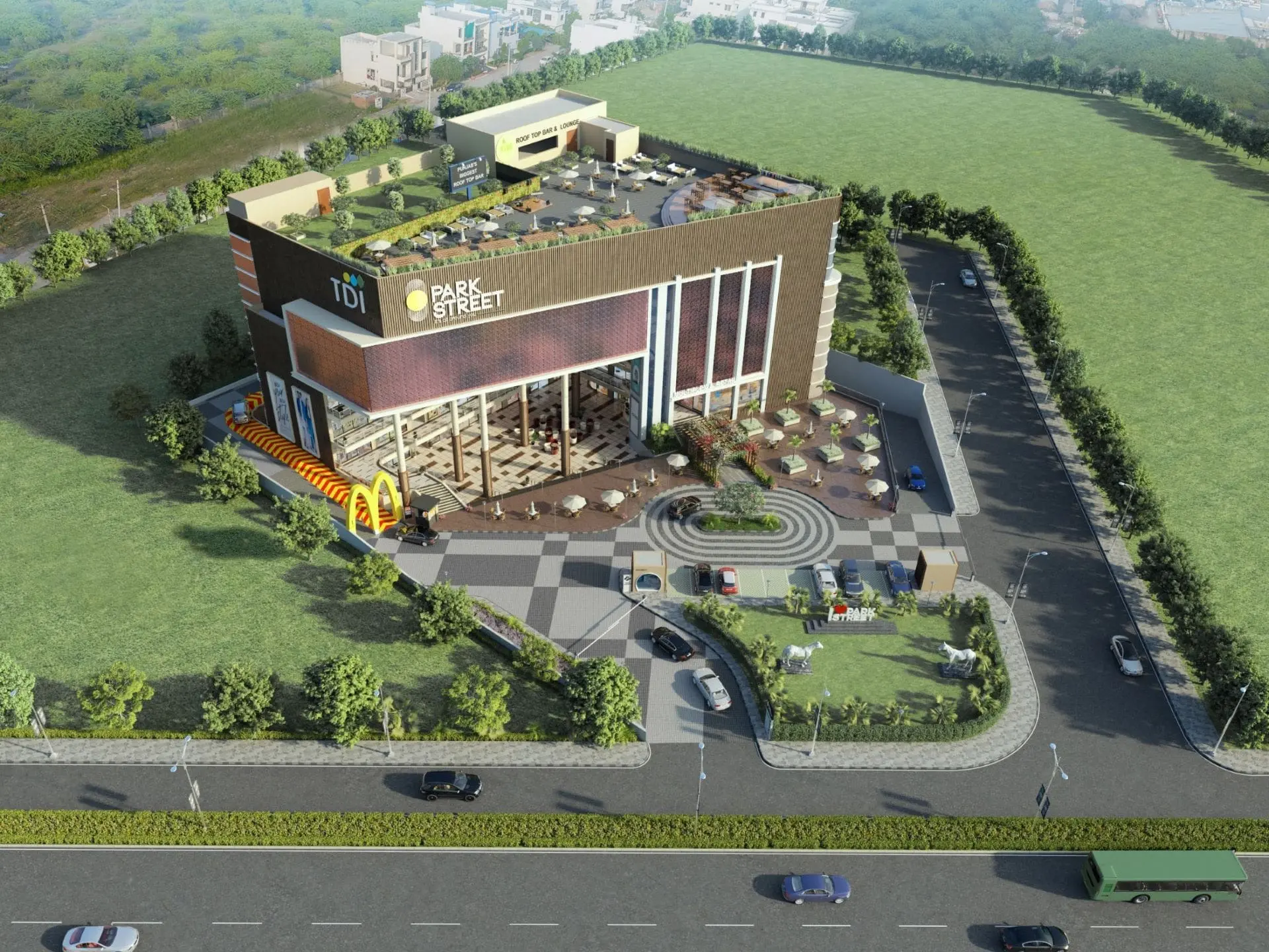 TDI Park Street Sector 118 Mohali | Commercial Projects in Mohali | Real Estate in Mohali | High Rise Mohali – amenities area