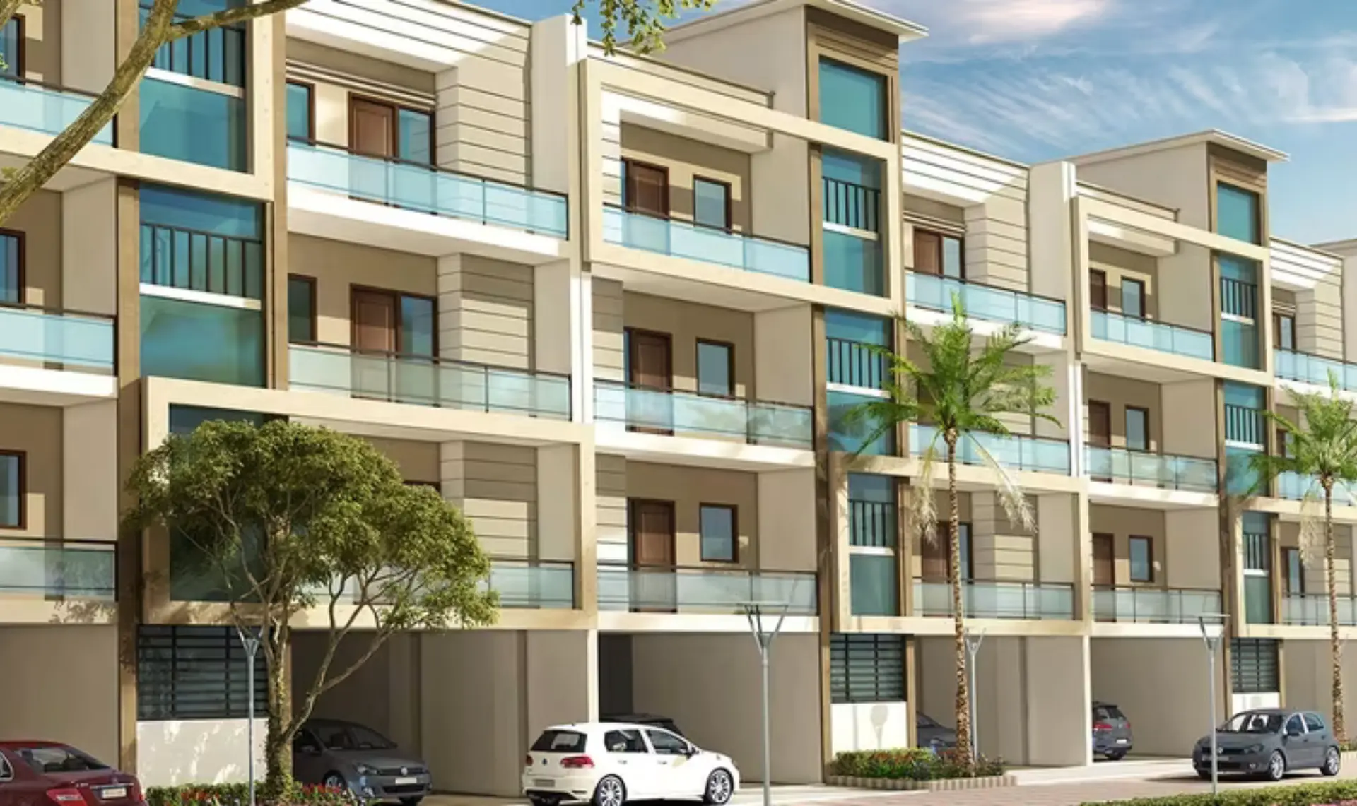 Parkwood Metro Town Sanauli Zirakpur | Affordable 3BHK Apartments in Zirakpur Residential Projects – elevation